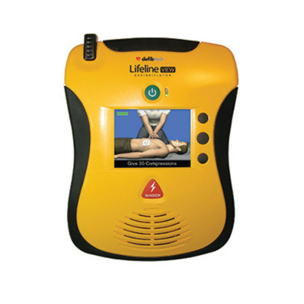 Trygg-tur-forstehjelpsutstyr-hjertestarter-Defibtech-Lifeline-View